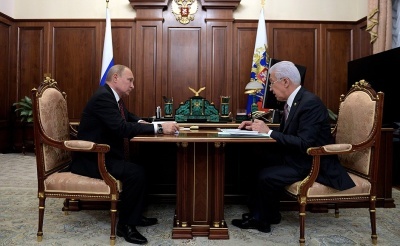 Рабочая встреча Президента РФ с главой Республики Дагестан Владимиром Васильевым