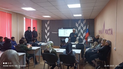 Военно-патриотическое мероприятие с учащимися  6-9 классов