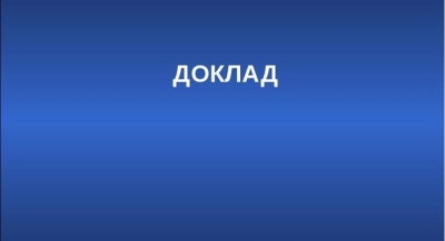 Доклад о виде государственного контроля
