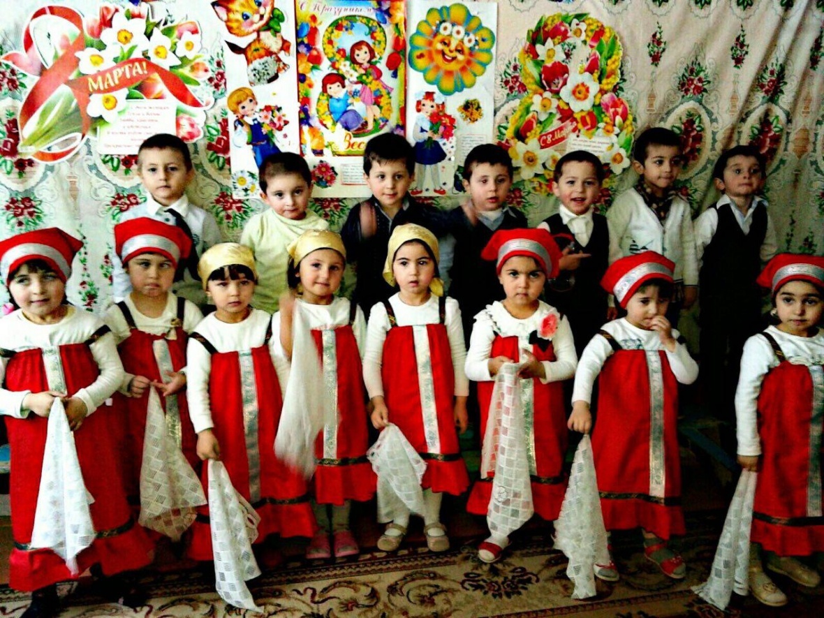 Утренник в детском саде №1 с. Бежта
