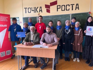 Классная встреча с настоящим героем в Нахадинской СОШ